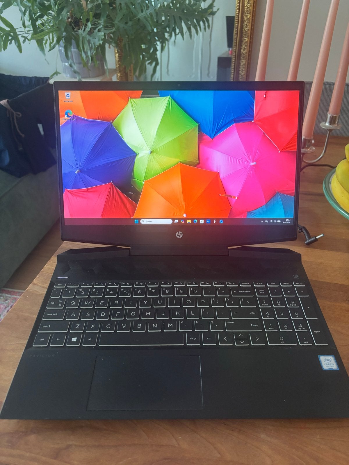 HP Pavilion Gaming 15-dk0xxx, Computers en Software, Windows Laptops, Gebruikt, 15 inch, SSD, Onbekend, 8 GB, Qwerty, Met videokaart