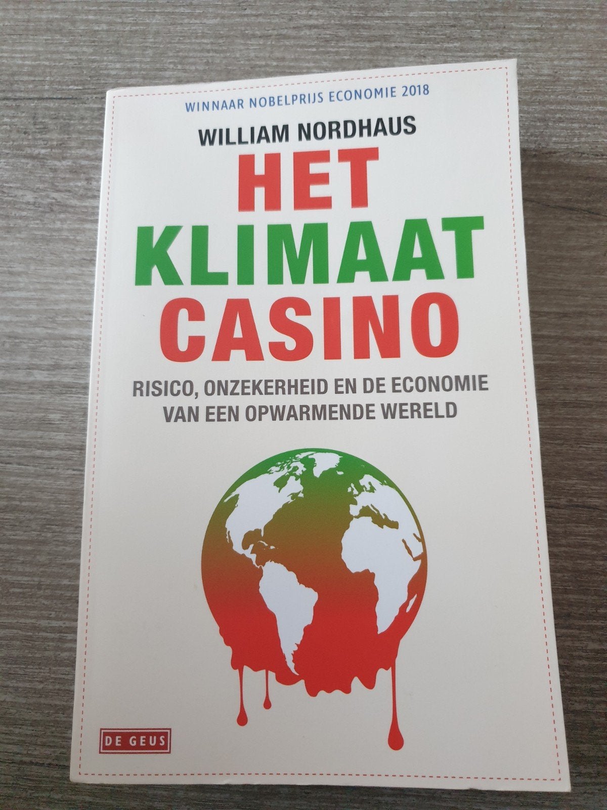 Het Klimaatcasino - William Nordhaus (Nobelprijs Economie), Ophalen of Verzenden, Gelezen, William Nordhaus