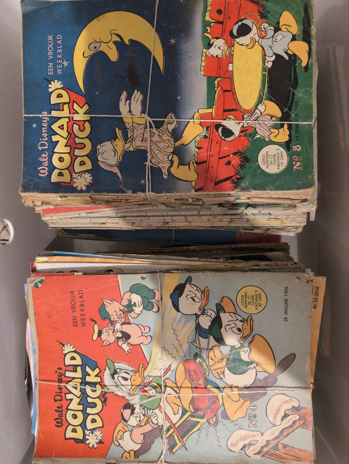 Donald Duck jaargang 1954-1989, Ophalen, Gelezen, Overige typen