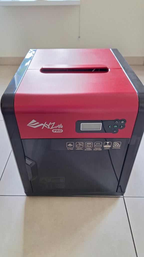 XYZprinting da Vinci 1.0 Pro 3D-printer (bijna nieuwstaat), XYZprinting, Ophalen of Verzenden, Zo goed als nieuw, Filament
