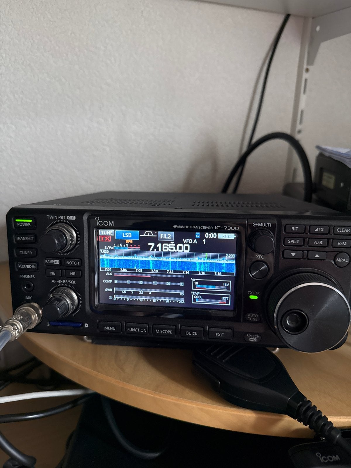 Icom IC-7300 HF/50MHz Transceiver - Zo goed als nieuw, Ophalen of Verzenden, Zo goed als nieuw