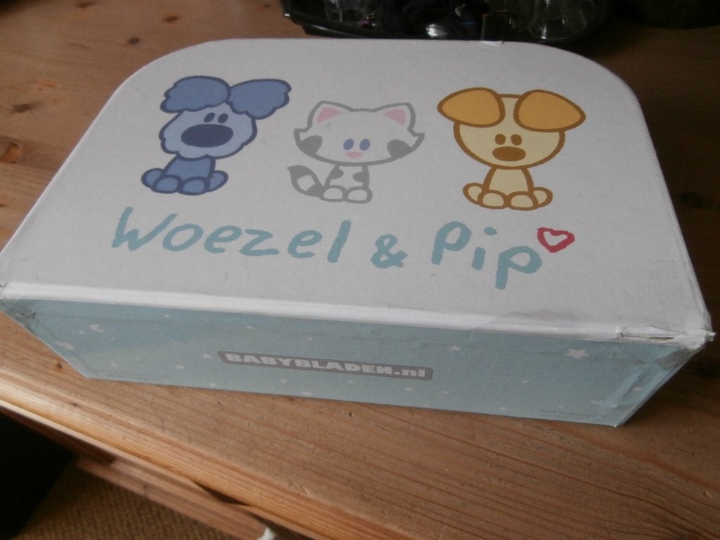 Koffer Woezel en Pip speelgoed koffer karton kinderkoffer, Ophalen of Verzenden, Gebruikt, Jongen of Meisje