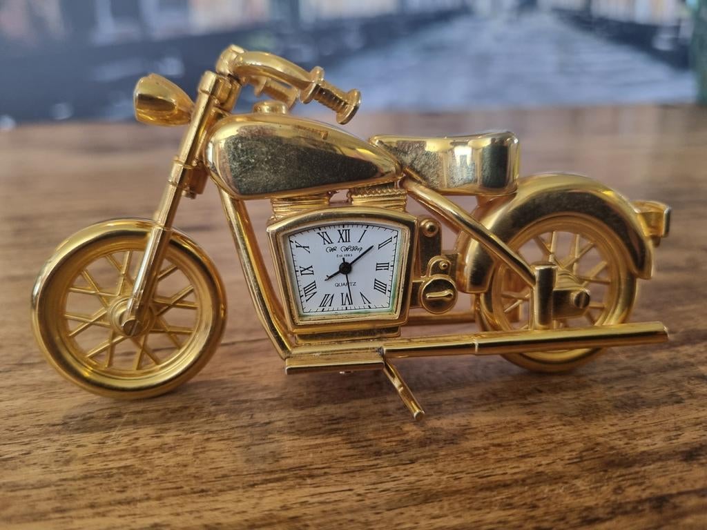 Timex Quartz miniatuur motorfiets, Ophalen of Verzenden