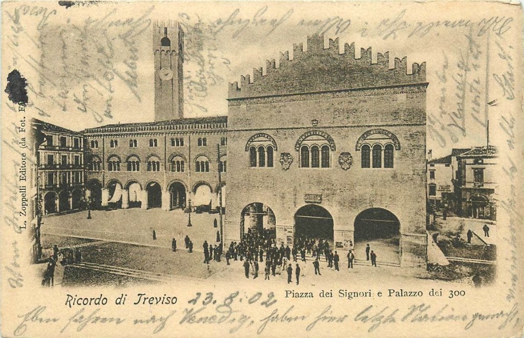 379-103-001 Treviso Piazza dei Signori, Verzenden, Voor 1920, Frankrijk