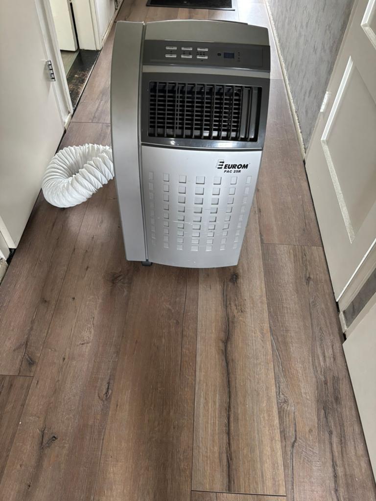 Eurom PAC 25R Mobiele Airco - Koelen, Ontvochtigen, Ventiler, Ophalen, Gebruikt, Minder dan 60 m³, Timer