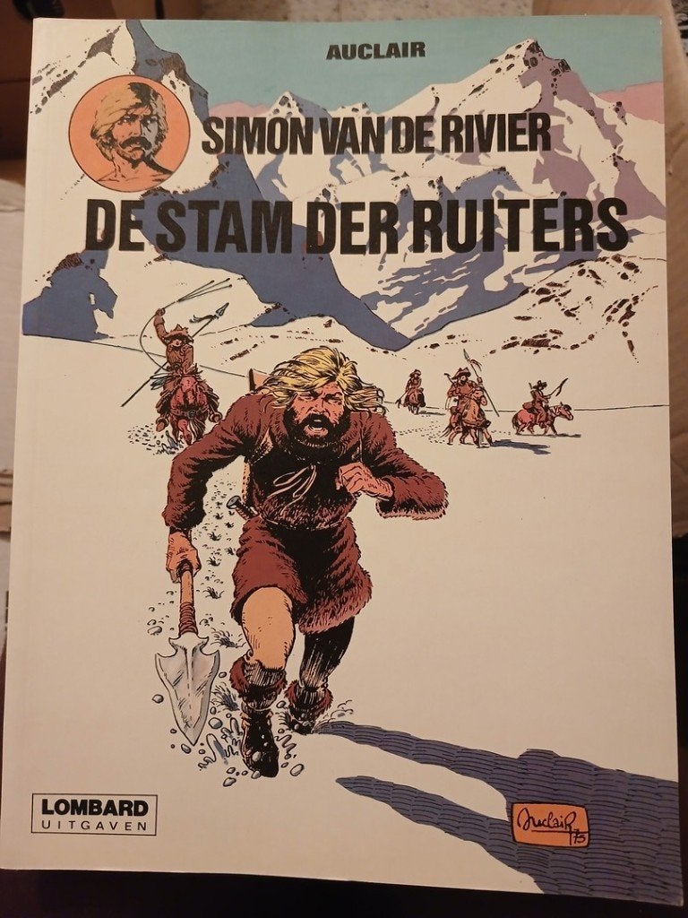 Simon van de Rivier. De stam der ruiters. 1978., Eén stripboek, Ophalen of Verzenden, Gelezen