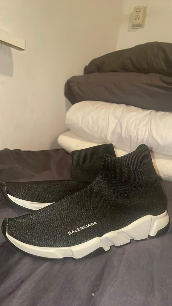 Balenciaga sock maat 42, Kleding | Heren, Schoenen, Ophalen of Verzenden, Zo goed als nieuw, Zwart