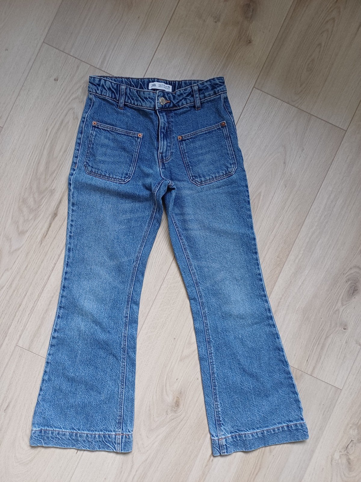 Zara flared jeans maat 152 (11-12 jaar), Broek, Meisje, Ophalen of Verzenden, Zo goed als nieuw