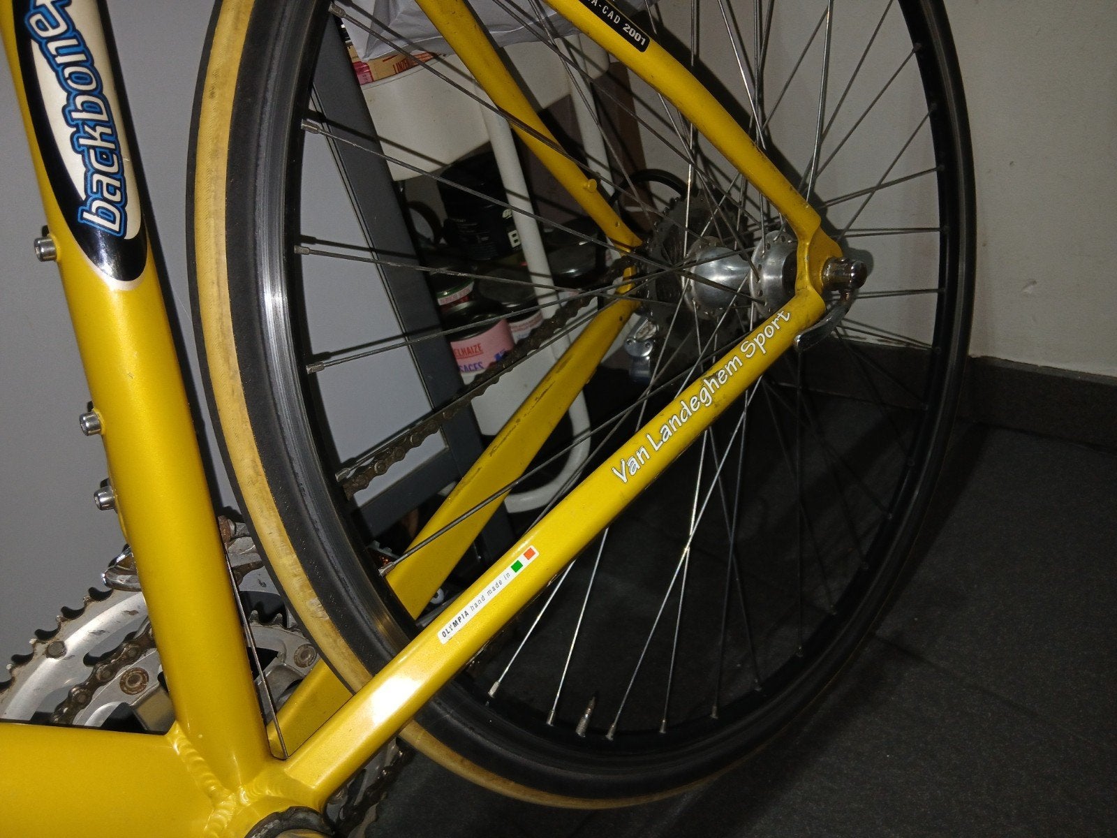 Olympia Back Bone 2001 racefiets - Aluminium frame, Fietsen en Brommers, Overige merken, Heren, Aluminium, Ophalen of Verzenden