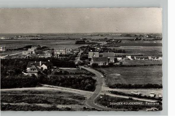 Dishoek Koudekerke Panorama  st 1967, Verzenden, 1960 tot 1980, Gelopen, Zeeland