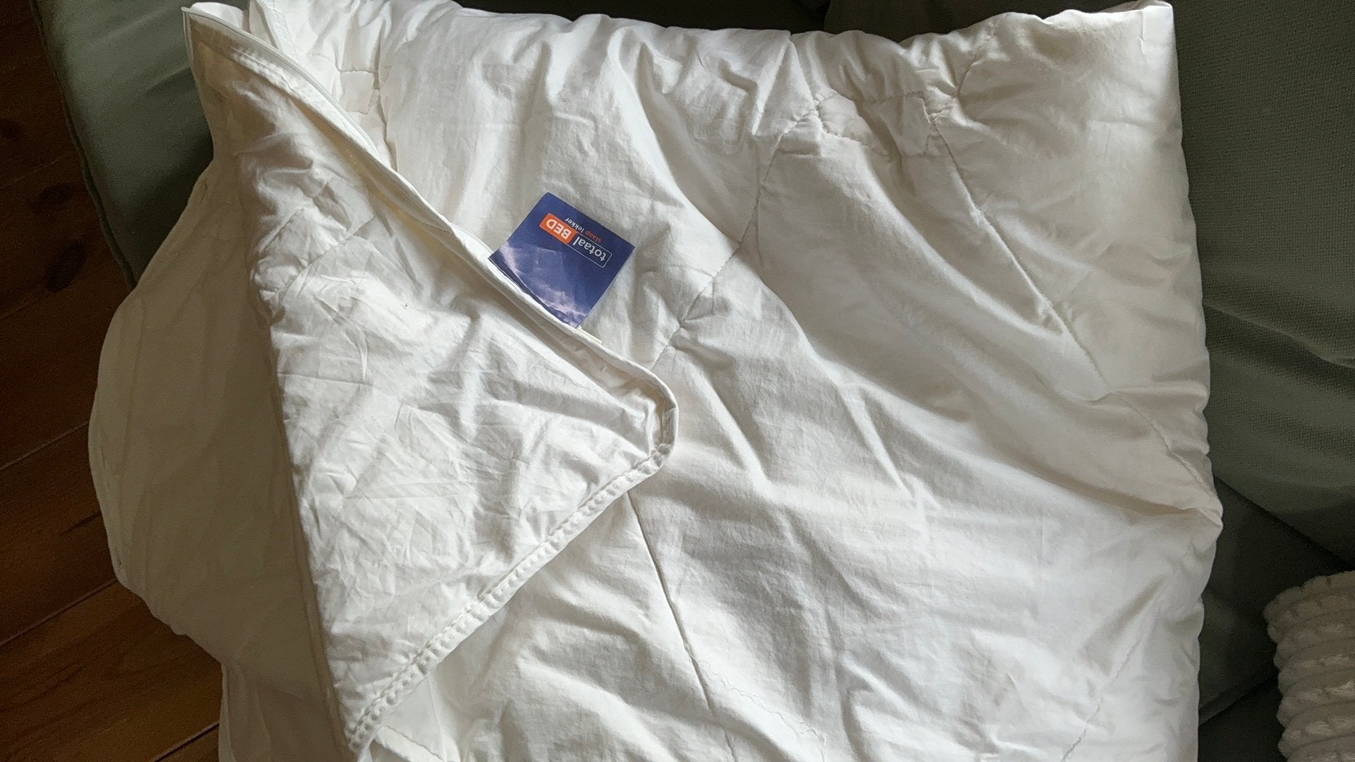 Te koop  dekbed 140x200cm (totaal bed), Ophalen, Eenpersoons, Wit, Deken of Dekbed