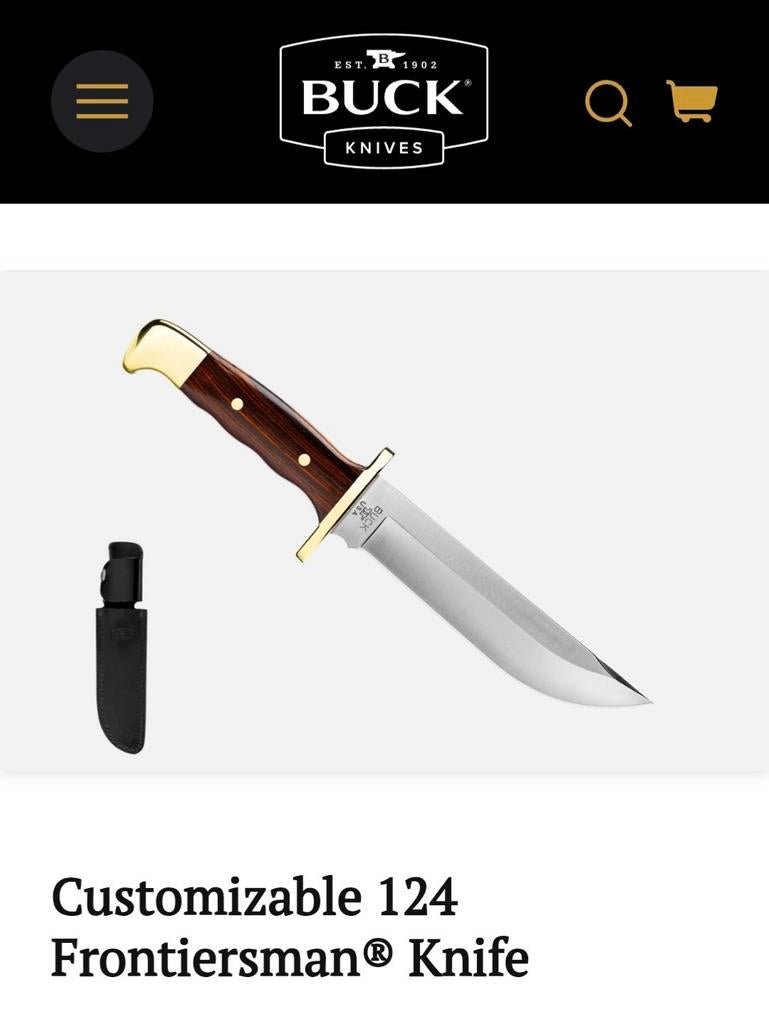Gezocht; Buck Frontiersman 124
"Dolk + Schede!", Ophalen of Verzenden