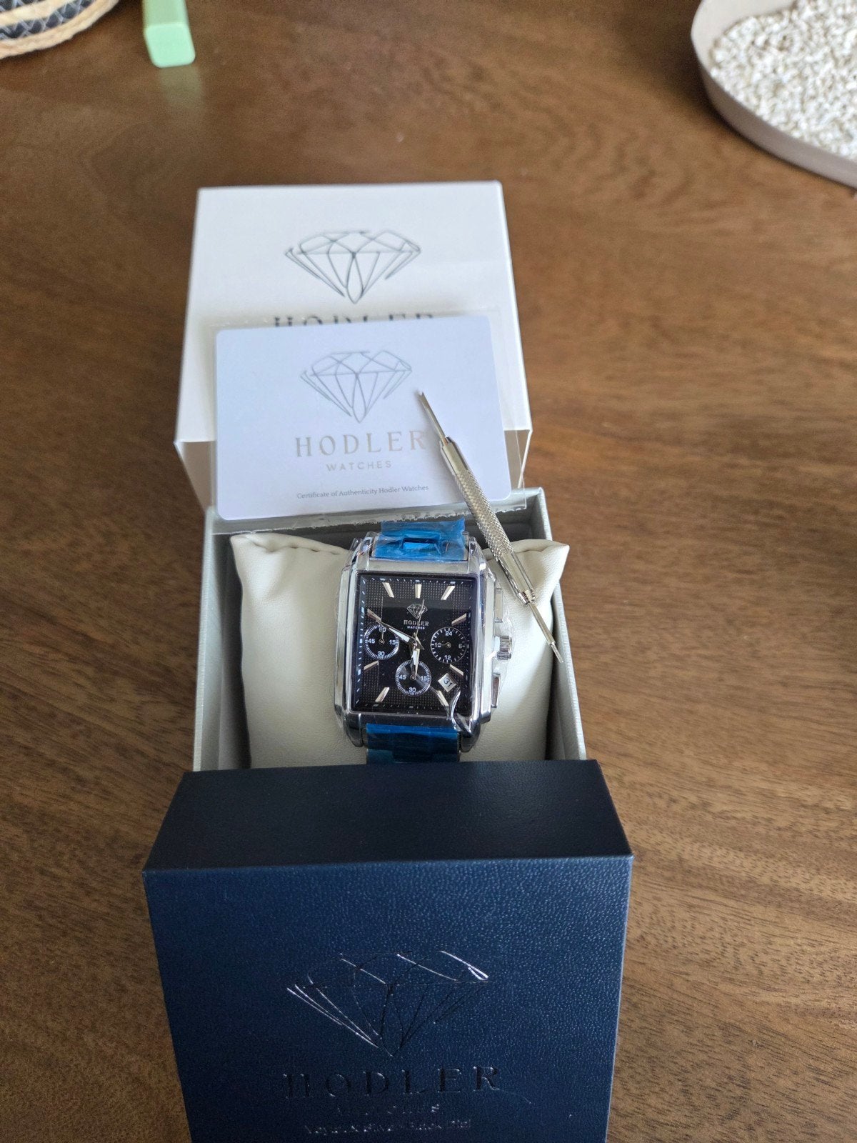 Hodler Veytaux Horloge - Nieuw in doos, Ophalen, Nieuw, Staal, Overige merken