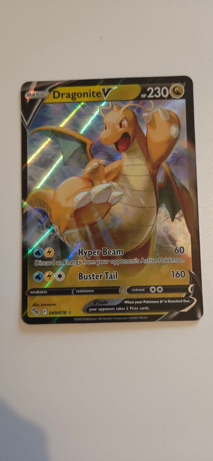 Dragonite V 049/078, Ophalen of Verzenden