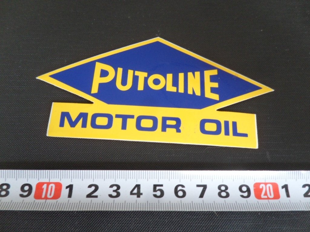 sticker PUTOLINE MOTOR OIL, Ophalen, Zo goed als nieuw