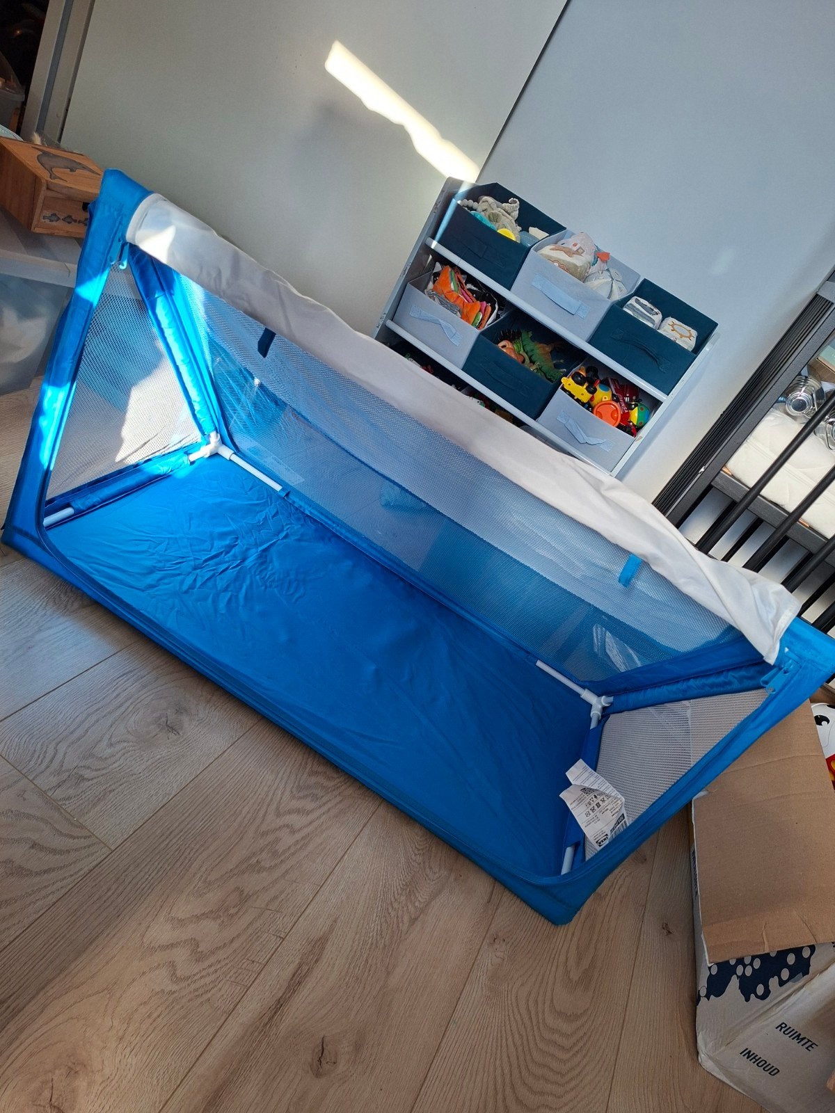 Ikea sportlings opbergmand/goaltje, Kinderen en Baby's, Ophalen, Nieuw, Overige typen