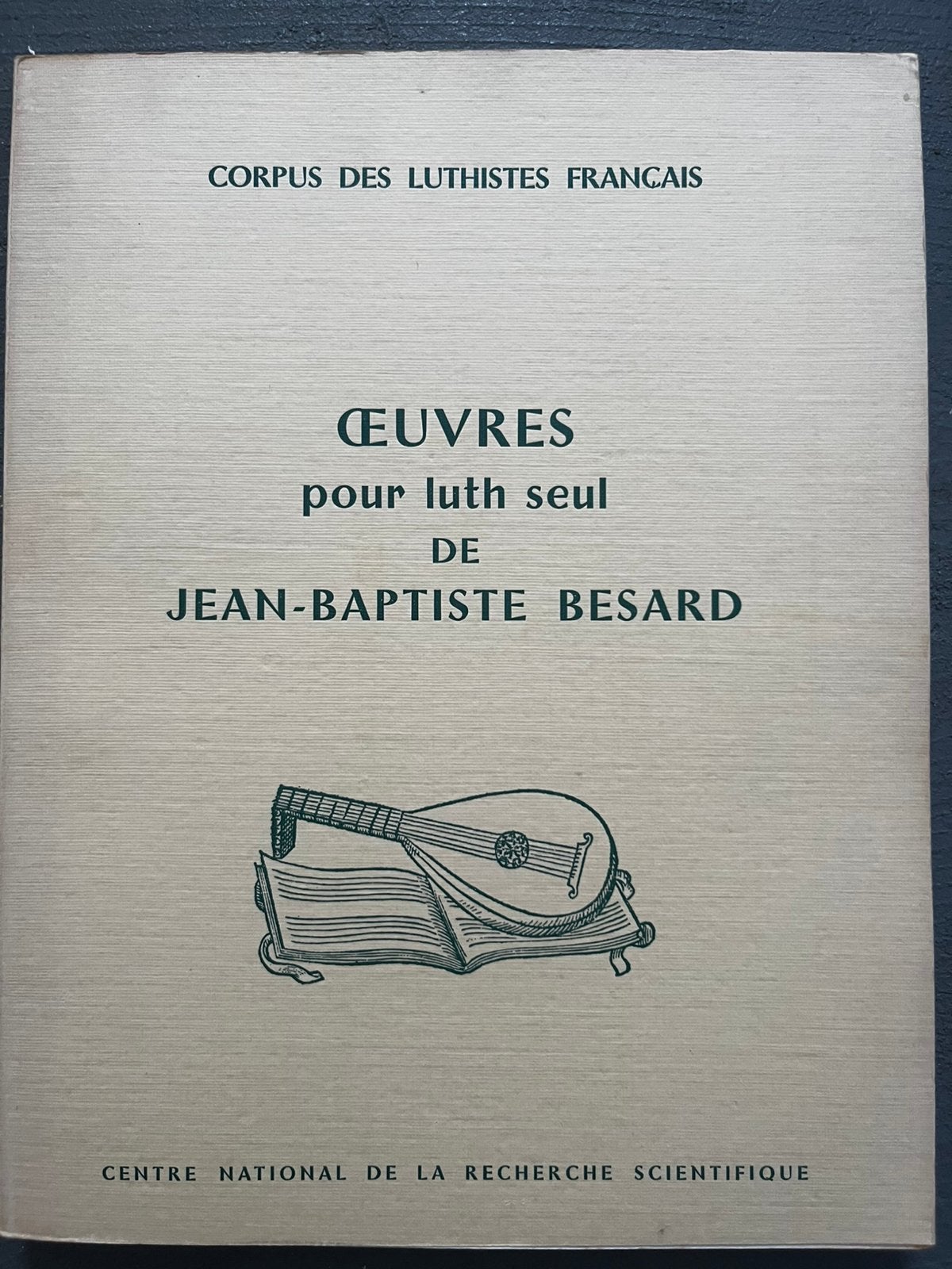 bladmuziek renaissance luit Jean Baptist Besard Oeuvres lute, Ophalen, Zo goed als nieuw, Artiest of Componist, Klassiek