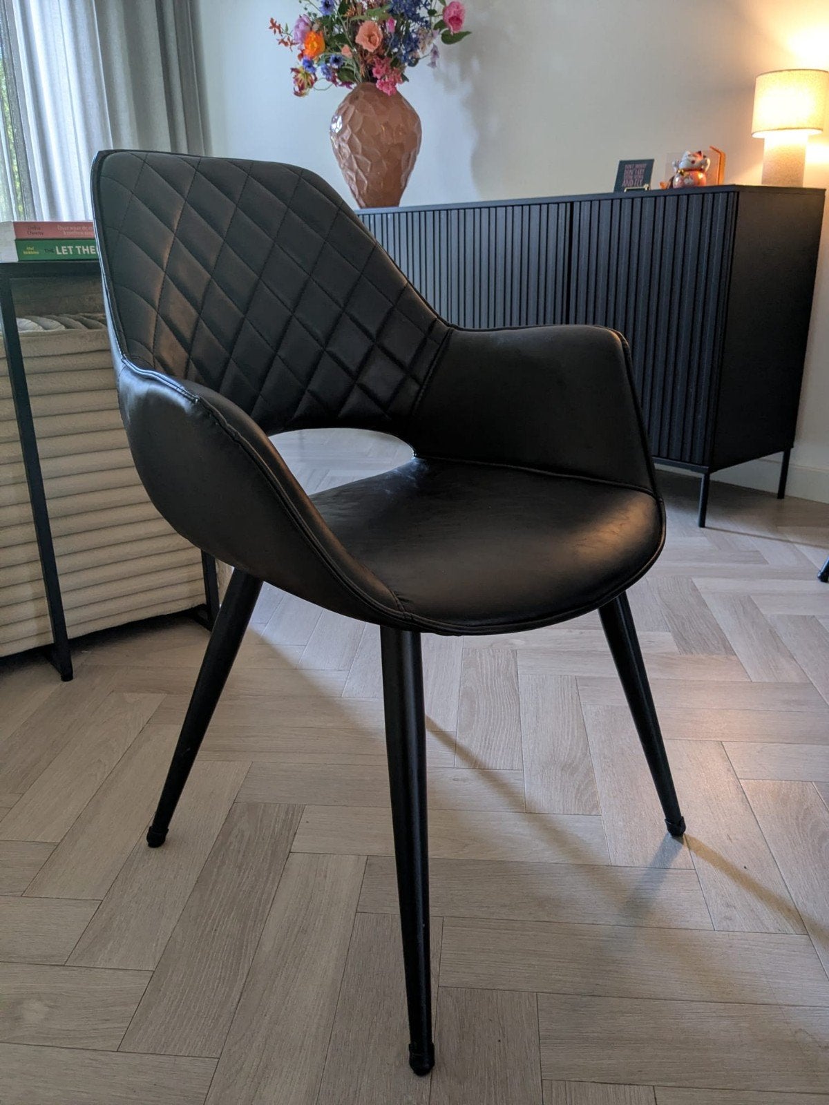 4x eetkamerstoel eetkamerstoelen, Huis en Inrichting, Ophalen, Gebruikt, Vier