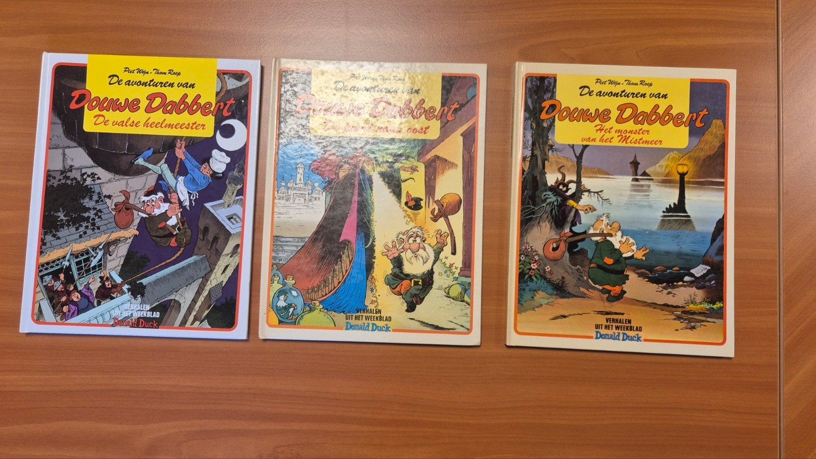 Douwe Dabbert (3 stripboeken), Complete serie of reeks, Ophalen of Verzenden, Zo goed als nieuw, Thom Roep, Piet Wijn