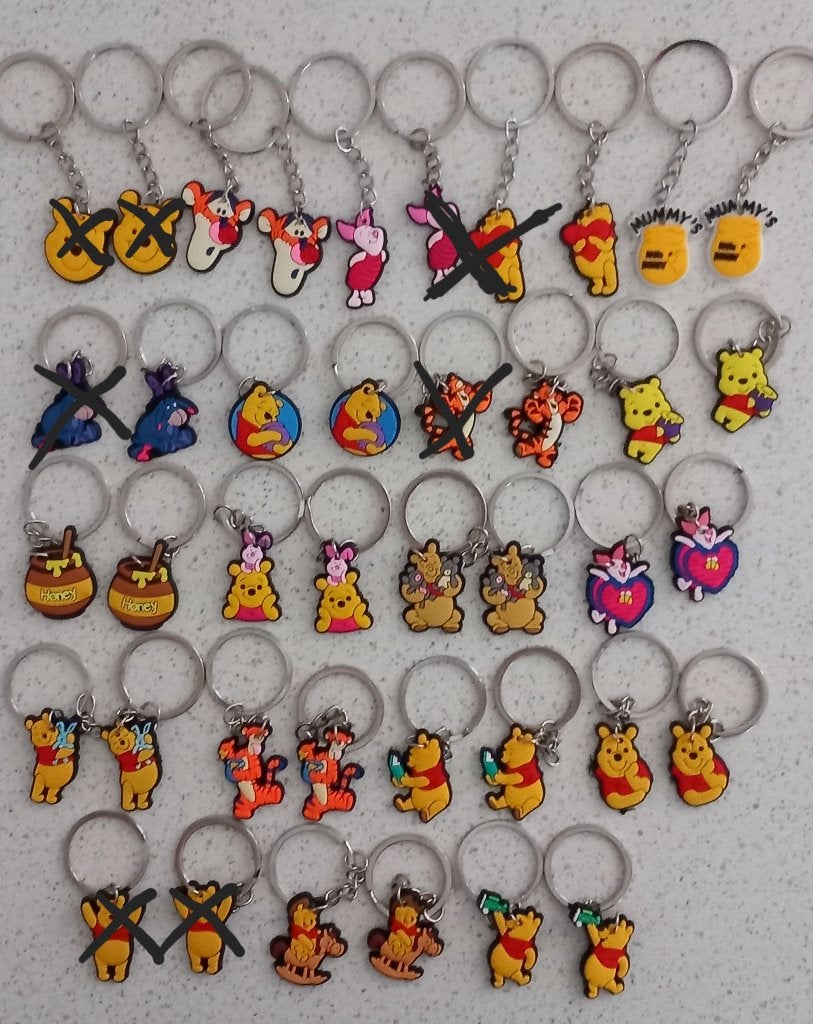 Winnie the pooh sleutelhangers ook Leuk als traktatie, Ophalen of Verzenden, Nieuw