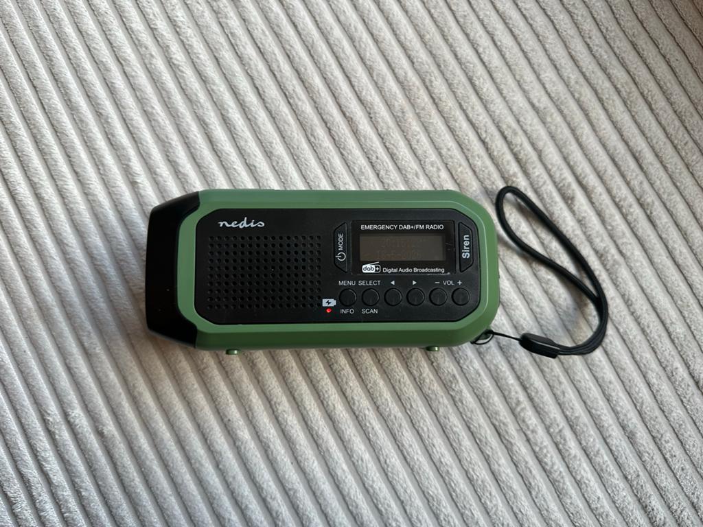 Nedis draagbare noodradio, Ophalen of Verzenden, Nieuw, Radio