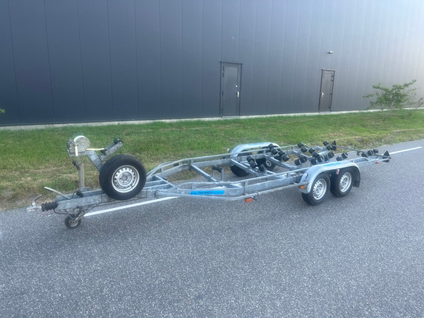 Freewheel 2-assige boottrailer TOPSTAAT!!!, Watersport en Boten, Boottrailers, Dubbelassig (tandemas), 1500 tot 3000 kg, Overige typen