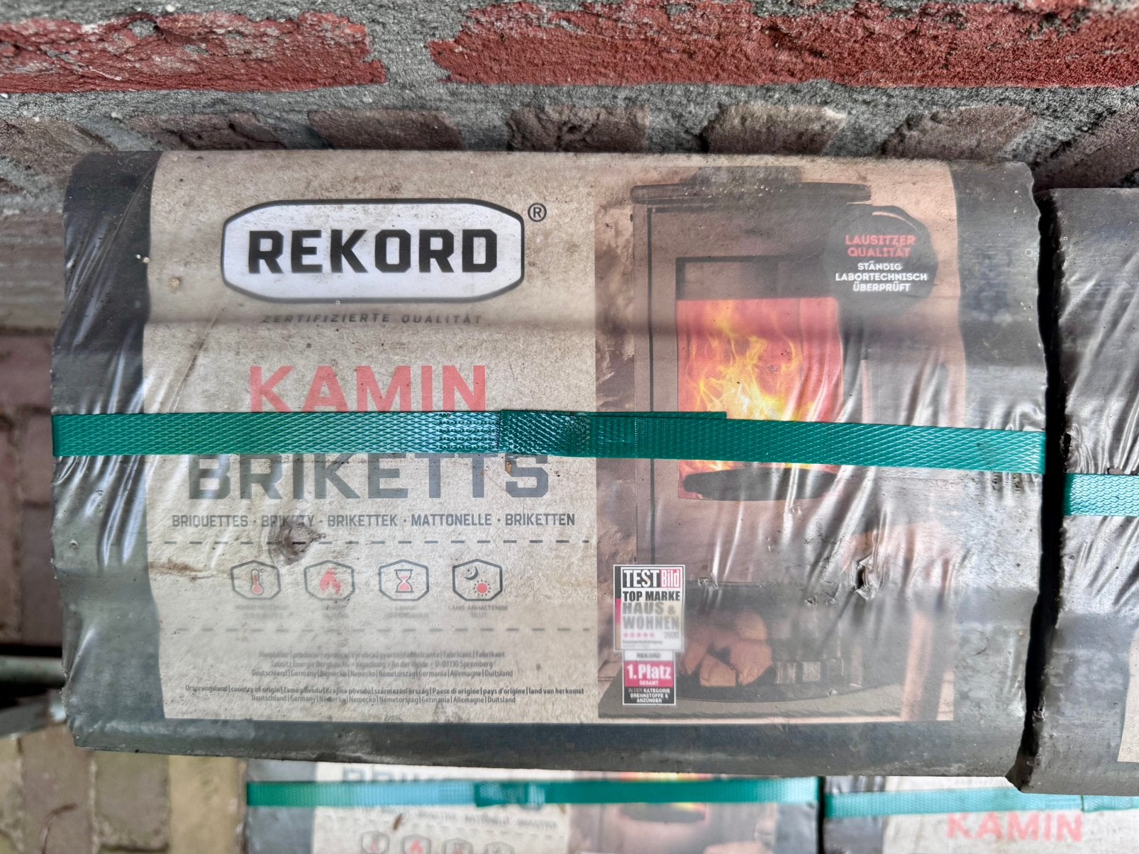 Kachel BRIKETTEN Rekord Kamin, Ophalen, Overige houtsoorten, Blokken