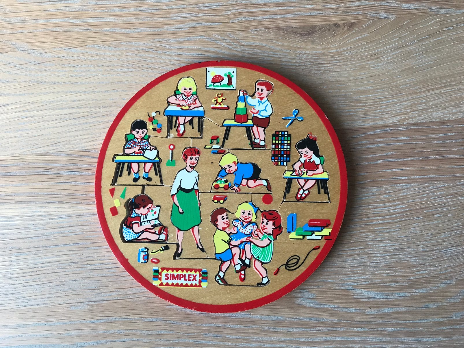 Nostalgische houten puzzels, Ophalen of Verzenden, 10 tot 50 stukjes, 2 tot 4 jaar