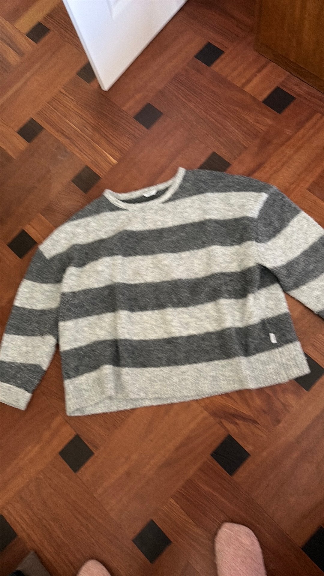 Penn & Ink  xxl donker-en lichtgrijs gestreept 1x gedragen, Ophalen of Verzenden, Zo goed als nieuw, Maat 46/48 (XL) of groter