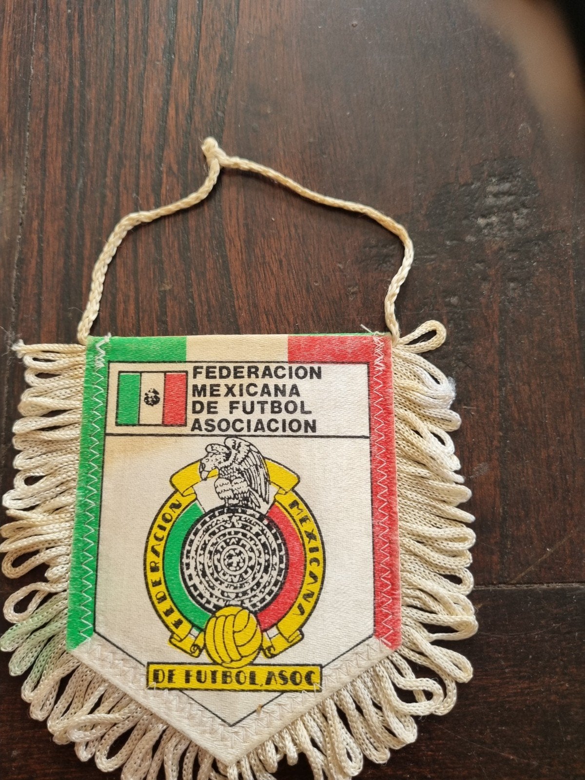 Vintage Mexico Voetbal Vaantje, Ophalen of Verzenden, Zo goed als nieuw, Buitenlandse clubs, Vaantje of Sjaal