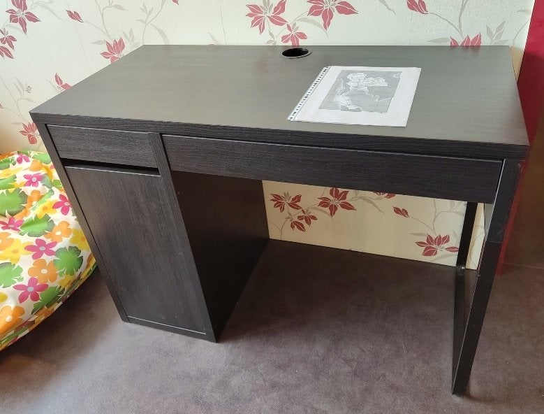 Bureau voor VMBO, HAVO, Gymnasium of avondstudie, Huis en Inrichting, Bureaus, Ophalen, 105 cm, Gebruikt, Spaanplaat of MDF