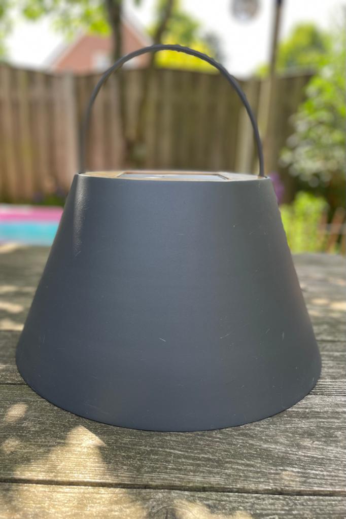 Aluminium design buitenlamp, Ophalen, 25 tot 50 cm, Rond, Zo goed als nieuw