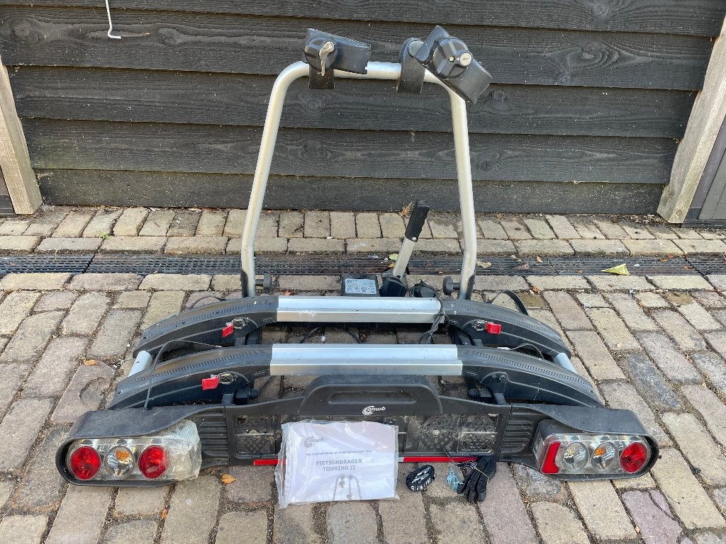 Fietsendrager ANWB Touring II, Auto diversen, Fietsendragers, Ophalen, Gebruikt, 2 fietsen, Trekhaakdrager