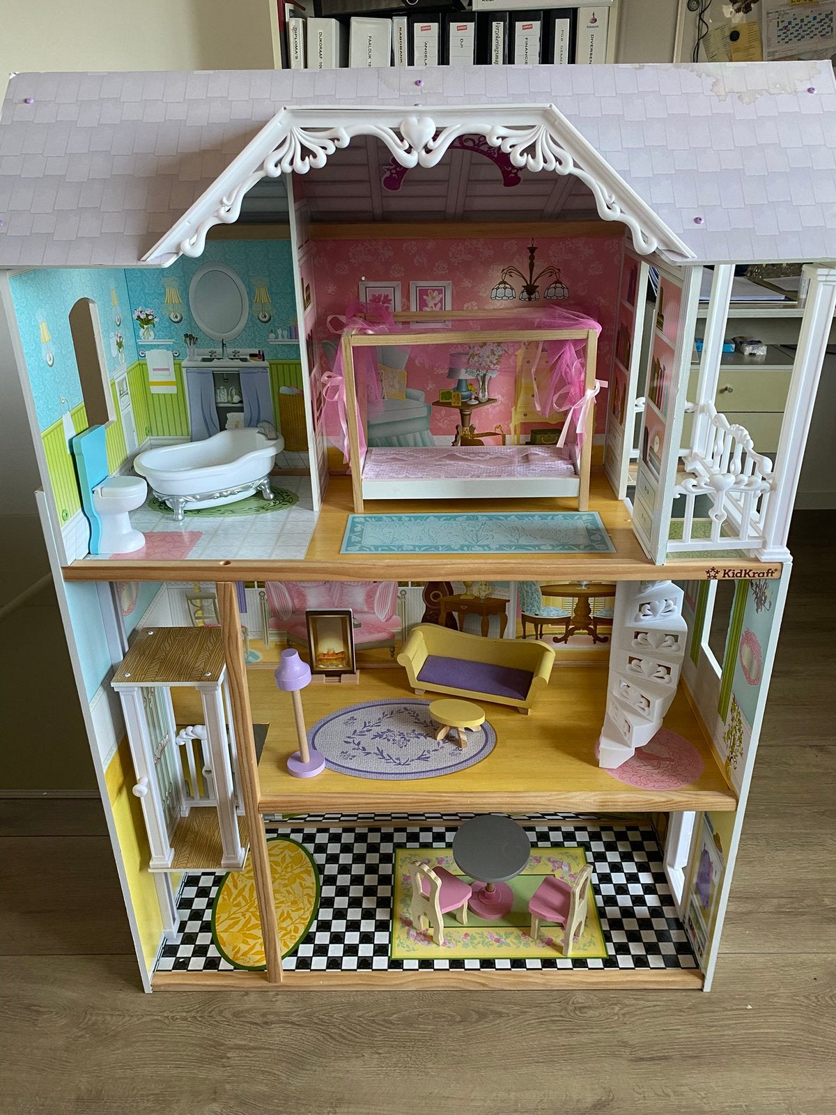Kidkraft poppenhuis, Ophalen, Gebruikt, Toebehoren