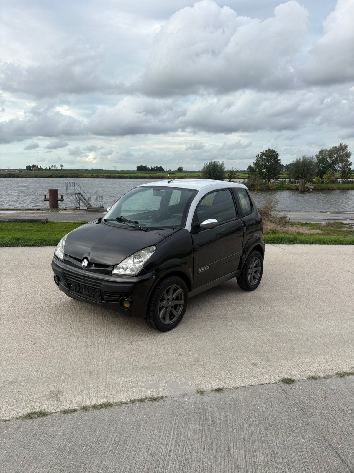 Aixam City Roadline – Zwart – Kubota Diesel 60 km/u –€ 2.850, Stof, Zwart, Diesel, Particulier