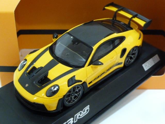 Spark Porsche 911 992 GT3 RS Geel 1:43 WAP0201530P005, Hobby en Vrije tijd, Modelauto's | 1:43, Ophalen of Verzenden, Nieuw, Auto
