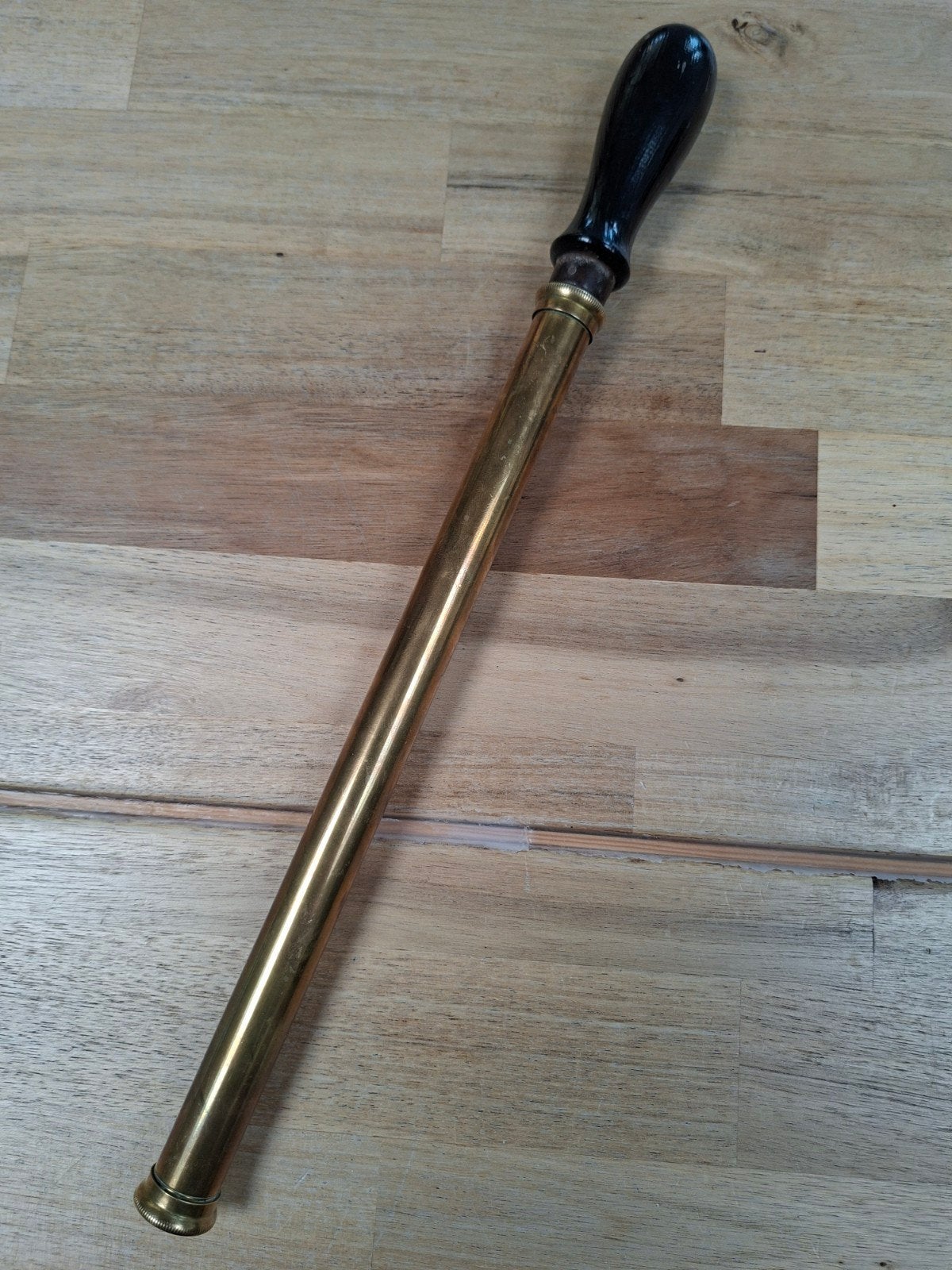 Vintage messing fietspomp, Ophalen of Verzenden