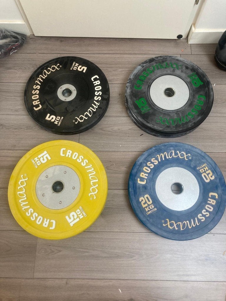 Crossmaxx Competition Bumperplates, Ophalen, Zo goed als nieuw, Halterschijven