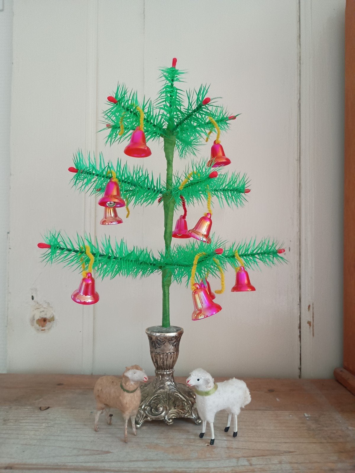 Vintage kerstklokkjes 10x, Diversen, Ophalen of Verzenden, Gebruikt