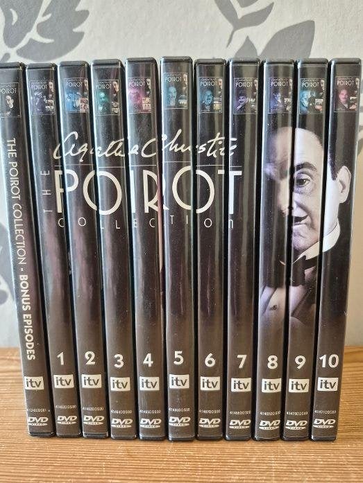 Poirot seizoen 1 t/m 10 + Bonus Episodes, Engels, Nederlands, Ophalen of Verzenden, Zo goed als nieuw