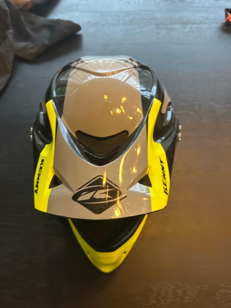 Kenny BMX Helm - Maat S - Zwart/Geel/Grijs, Motoren, Kleding | Motorhelmen, Ophalen of Verzenden