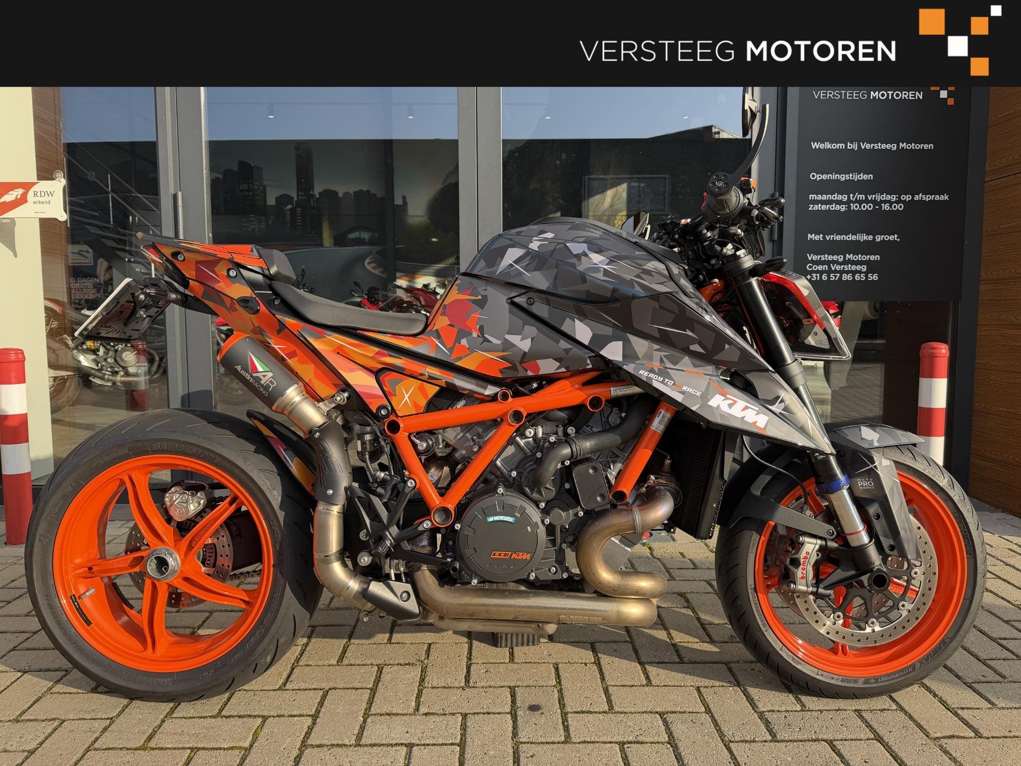 KTM 1290 SuperDuke R EVO ABS Custom#Austin Racing#Techpack#P, Motoren, Traction Control, Bedrijf, 1301 cc, Meer dan 35 kW