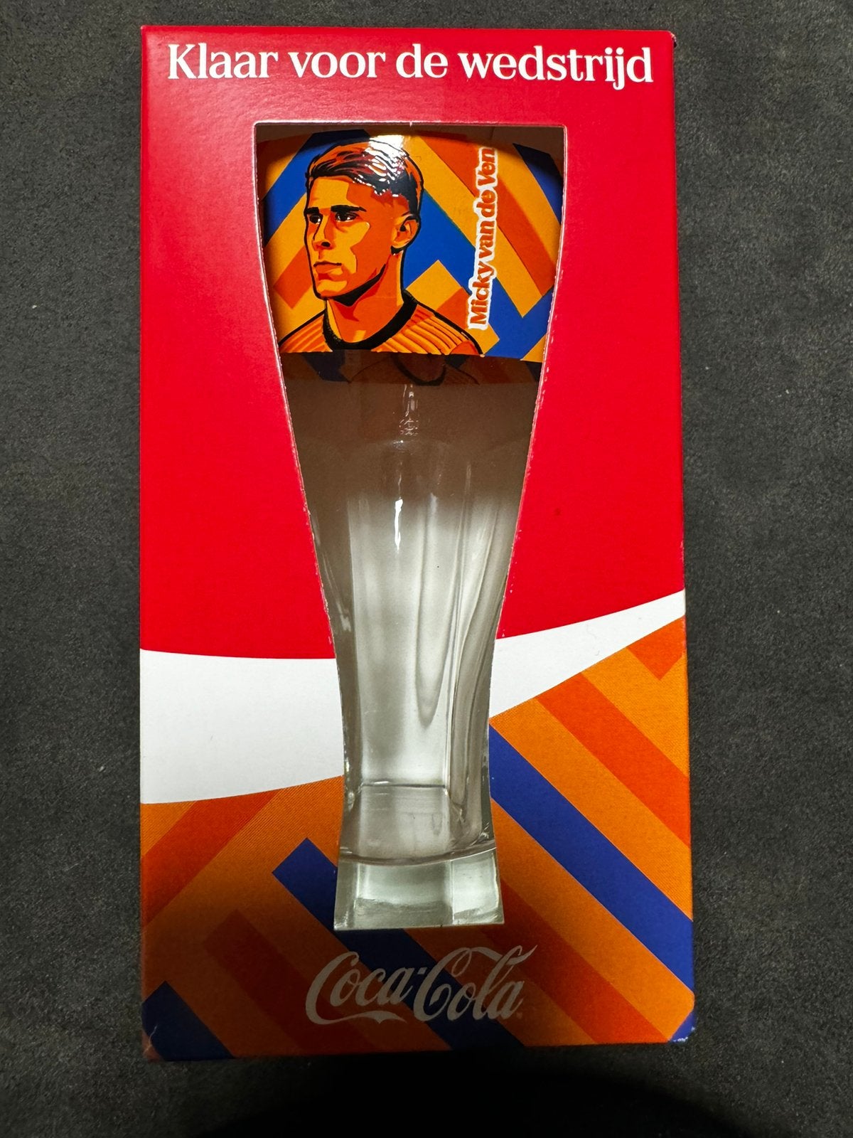 Coca Cola Wk 2026 glazen Micky van de Ven, Ophalen of Verzenden, Zo goed als nieuw, Ajax