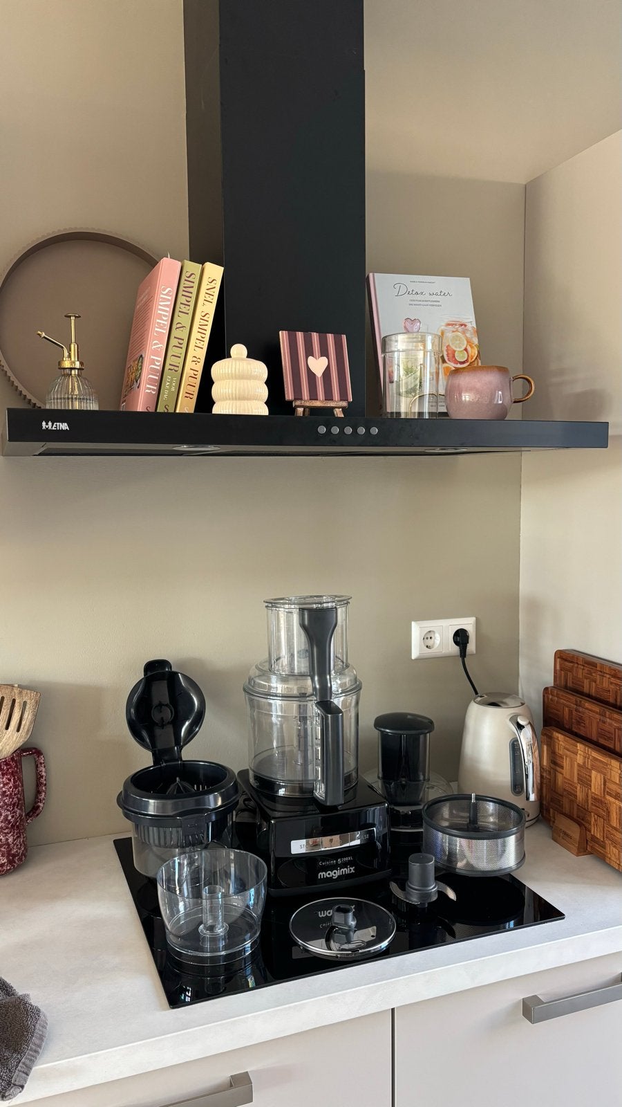 Magimix CS 5200XL Premium Foodprocessor + extra (1-8 pers.), Witgoed en Apparatuur, Verzenden, Zo goed als nieuw, Vaatwasserbestendig