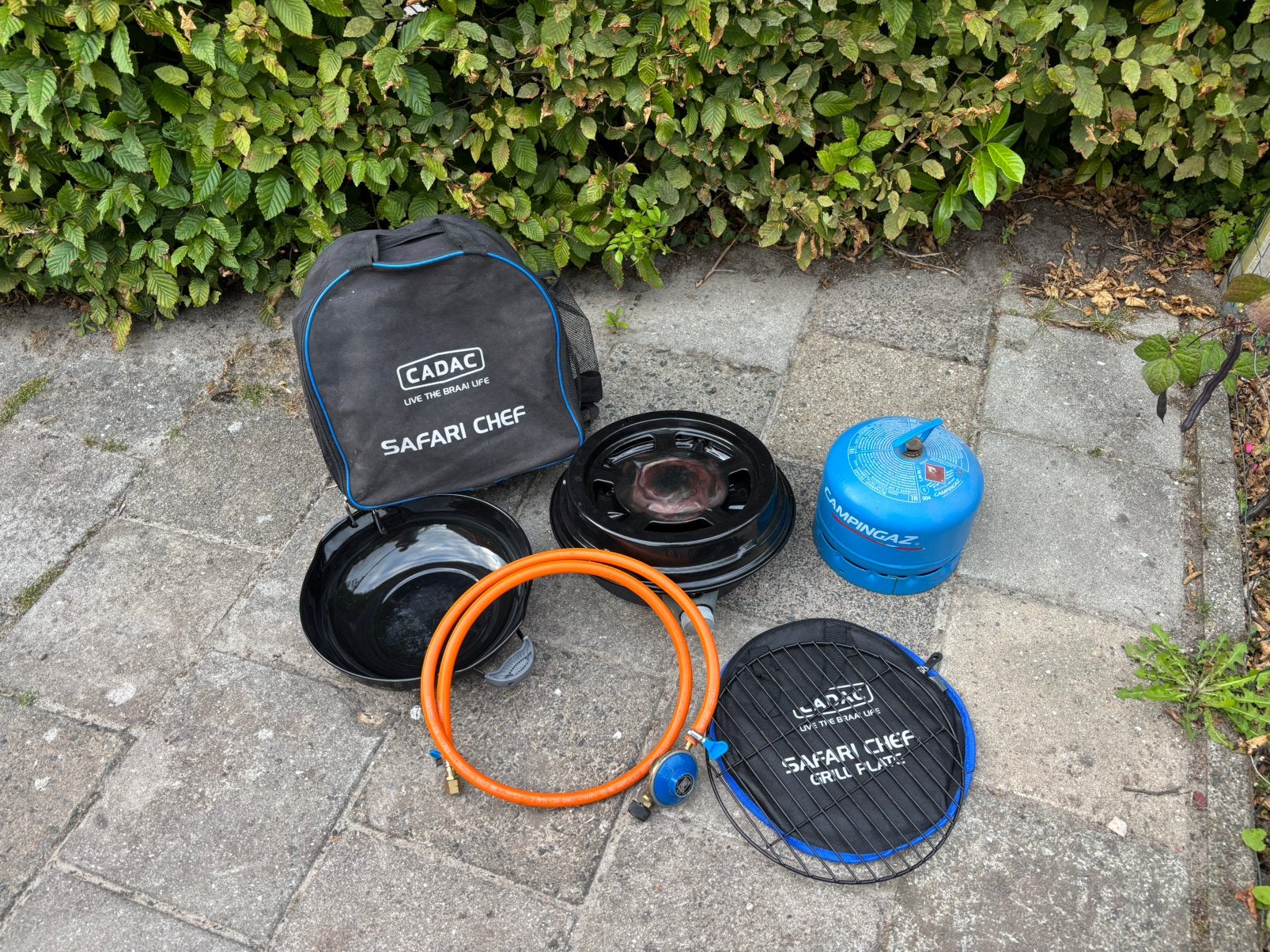 Cadac safari chef met gasfles, Ophalen, Zo goed als nieuw