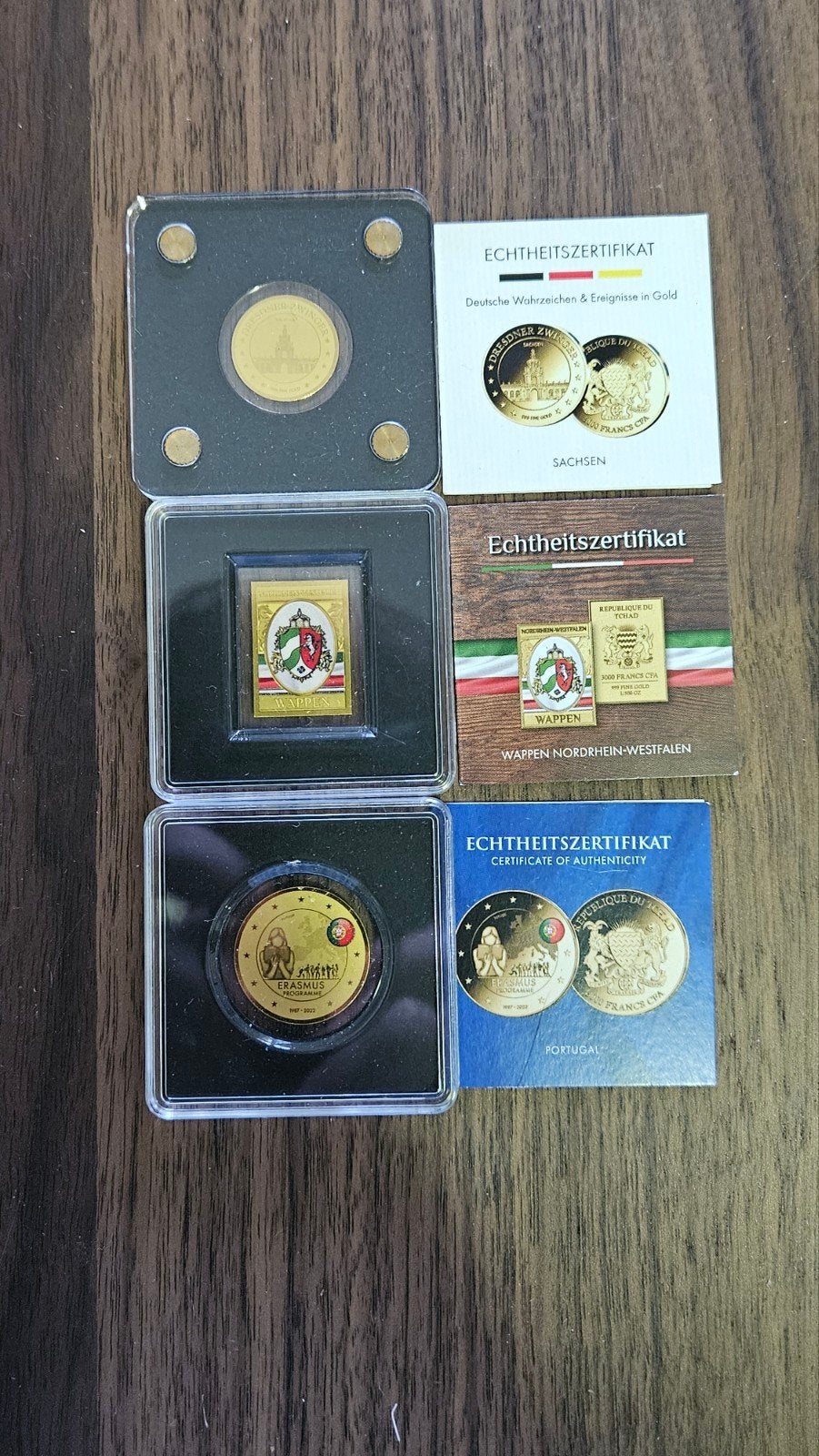 3 x 1/500 ounce 999 goud, Ophalen of Verzenden, Goud
