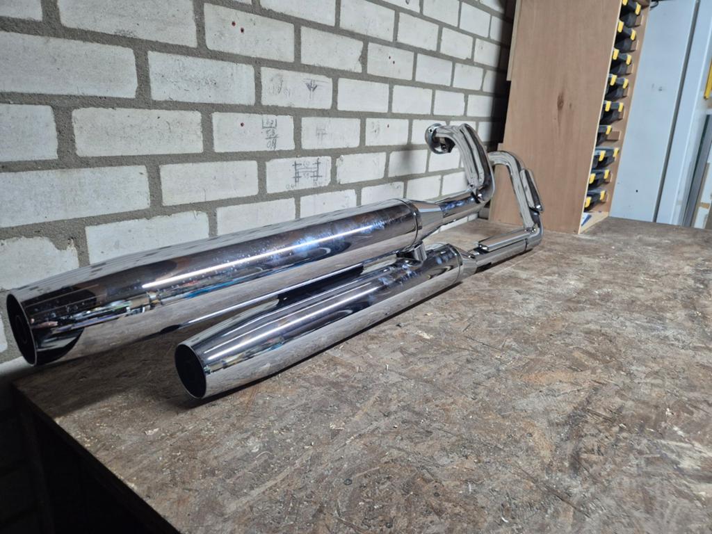 Originele uitlaat YAMAHA XV1600 A Wildstar, Motoren, Ophalen, Gebruikt