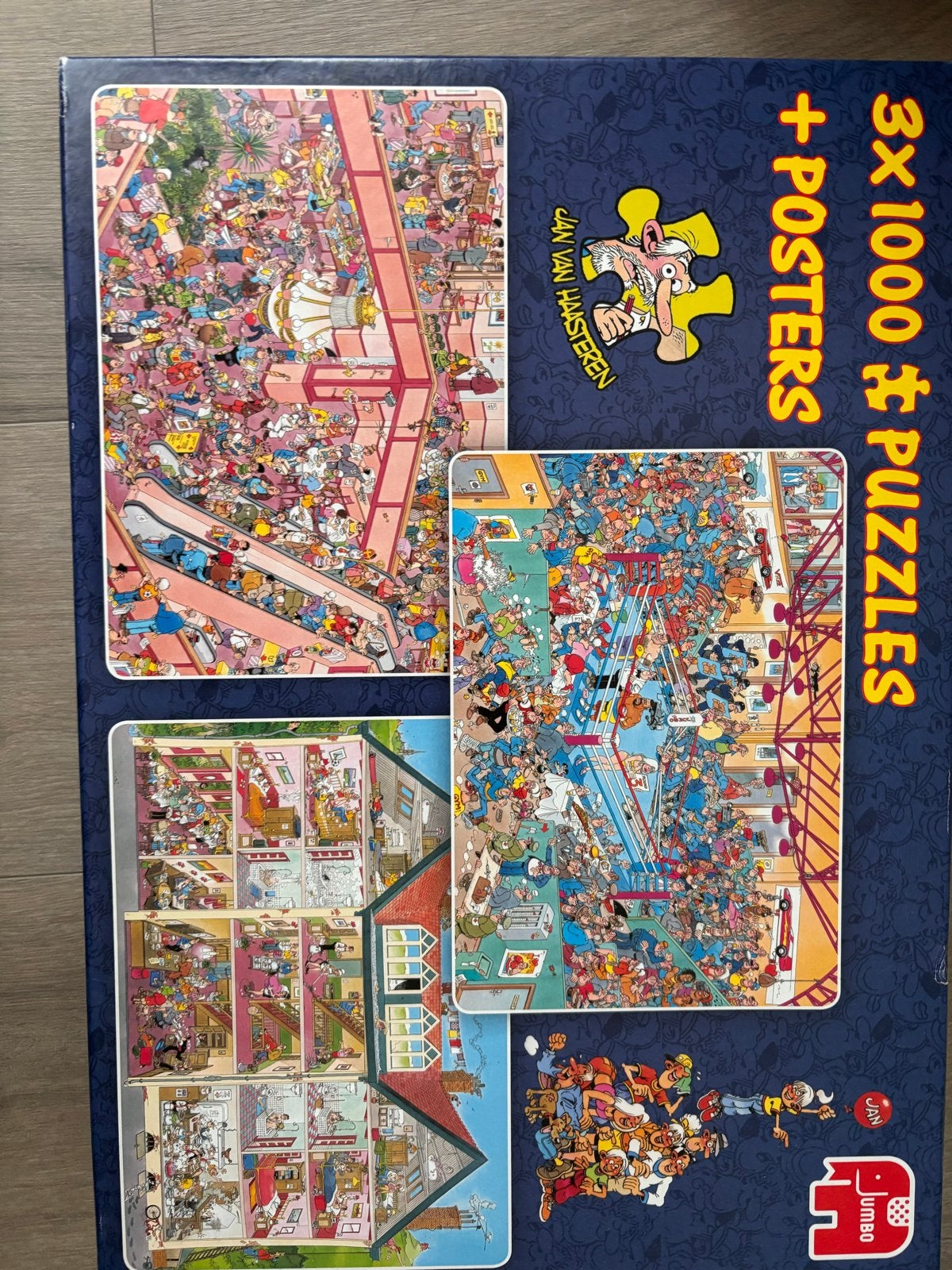 Jan van Haasteren puzzels 1000 stukjes (ook ruilen), Ophalen of Verzenden, 500 t/m 1500 stukjes, Gebruikt, Legpuzzel