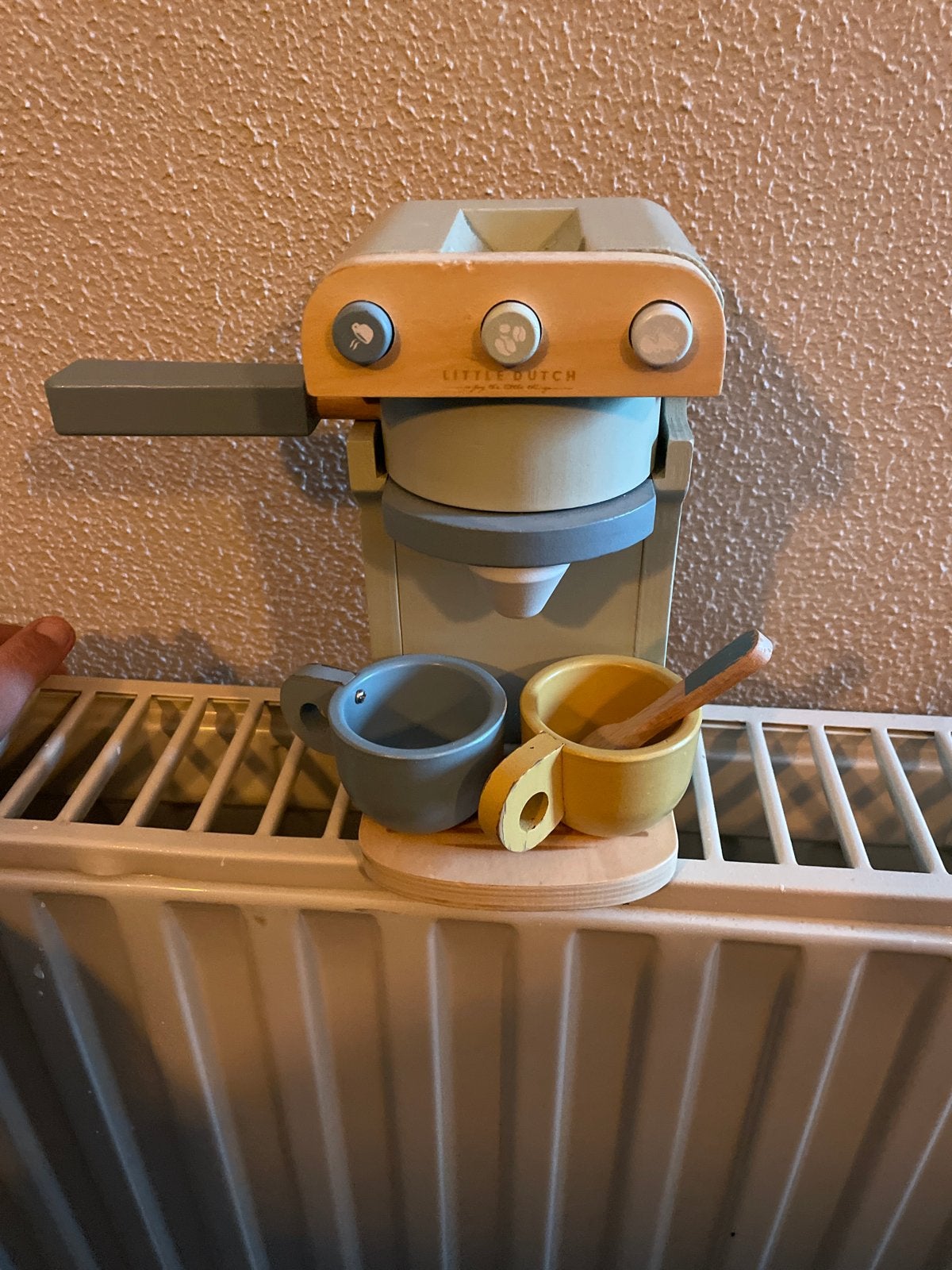 Little Dutch houten koffiezetapparaat met accessoires, Ophalen of Verzenden, Gebruikt, Overige typen