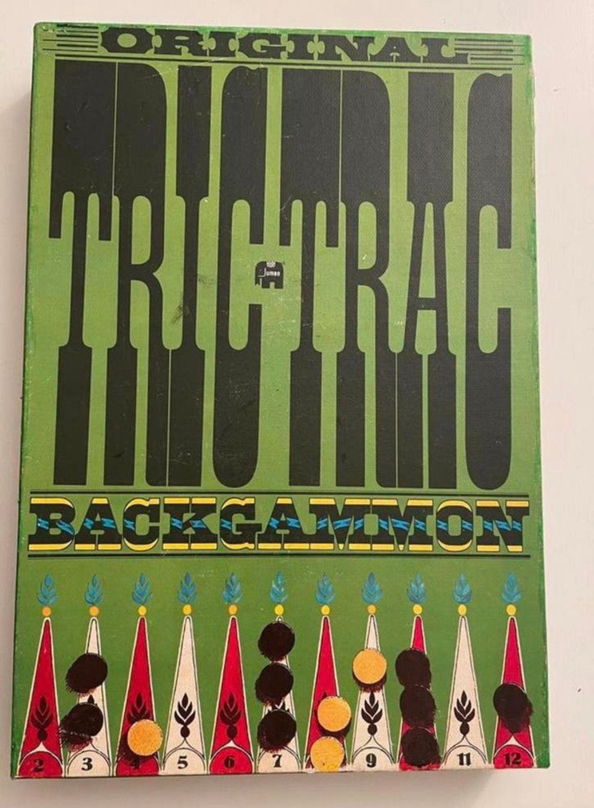 Jumbo Original Tric Trac Backgammon, Een of twee spelers, Ophalen of Verzenden, Zo goed als nieuw